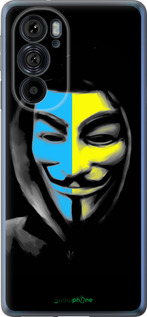 Силиконовый чехол Украинский анонимус для Motorola Edge 30 Pro - 1062u-2826 изображение 