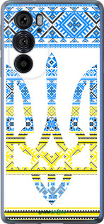 Силіконовий чехол Герб - вишиванка жовто-блакитна  для Motorola Edge 30 Pro - 1197u-2826 изображение 