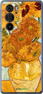Силиконовый чехол Винсент Ван Гог. Подсолнухи для Motorola Edge 30 Pro - 162u-2826 изображение 