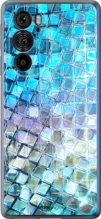 Силиконовый чехол Переливающаяся чешуя для Motorola Edge 30 Pro - 227u-2826 изображение 