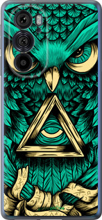 Силиконовый чехол Сова Арт-тату для Motorola Edge 30 Pro - 3971u-2826 изображение 