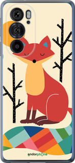 Силиконовый чехол Rainbow fox для Motorola Edge 30 Pro - 4010u-2826 изображение 
