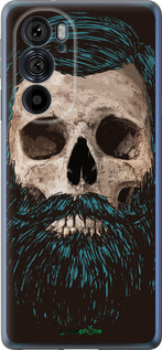 Силиконовый чехол Череп с бородой для Motorola Edge 30 Pro - 4102u-2826 изображение 