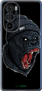 Силиконовый чехол Обезьяна в ярости для Motorola Edge 30 Pro - 4137u-2826 изображение 