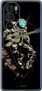 Силиконовый чехол Космонавт с гиратой для Motorola Edge 30 Pro - 4138u-2826 изображение 