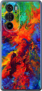 Силиконовый чехол Акварель на холсте для Motorola Edge 30 Pro - 4150u-2826 изображение 