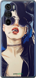 Силіконовий чехол Дівчина на стилі для Motorola Edge 30 Pro - 4151u-2826 изображение 