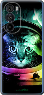 Силіконовий чехол Кіт-астронавт для Motorola Edge 30 Pro - 4154u-2826 изображение 