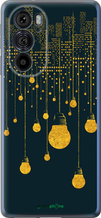 Силиконовый чехол Иллюстрация ночного города для Motorola Edge 30 Pro - 4162u-2826 изображение 