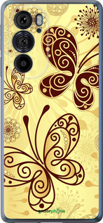 Силиконовый чехол Красивые бабочки для Motorola Edge 30 Pro - 4170u-2826 изображение 