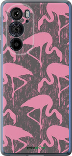 Силиконовый чехол Vintage-Flamingos для Motorola Edge 30 Pro - 4171u-2826 изображение 