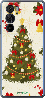 Силиконовый чехол Новогодняя елка для Motorola Edge 30 Pro - 4198u-2826 изображение 