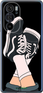 Силиконовый чехол Кеды для Motorola Edge 30 Pro - 4265u-2826 изображение 