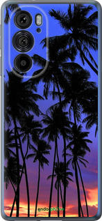 Силиконовый чехол Пальмы для Motorola Edge 30 Pro - 4324u-2826 изображение 