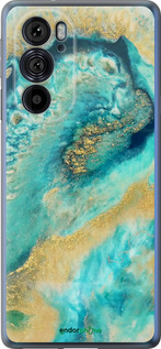 Силиконовый чехол Green marble для Motorola Edge 30 Pro - 4365u-2826 изображение 