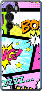 Силиконовый чехол Комикс 1 для Motorola Edge 30 Pro - 4407u-2826 изображение 