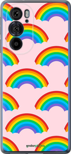 Силиконовый чехол Rainbows для Motorola Edge 30 Pro - 4478u-2826 изображение 