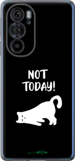 Силиконовый чехол Уставший кот для Motorola Edge 30 Pro - 4535u-2826 изображение 