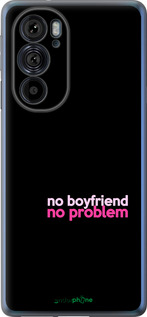 Силиконовый чехол no boyfriend no problem для Motorola Edge 30 Pro - 4549u-2826 изображение 