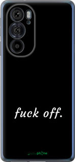 Силиконовый чехол Fuck off для Motorola Edge 30 Pro - 4731u-2826 изображение 