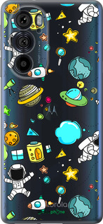 Силиконовый чехол Космос для Motorola Edge 30 Pro - 4735u-2826 изображение 