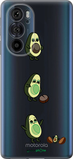Силиконовый чехол Авокадо 1 для Motorola Edge 30 Pro - 4857u-2826 изображение 
