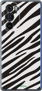 Силиконовый чехол Классическая зебра для Motorola Edge 30 Pro - 4874u-2826 изображение 