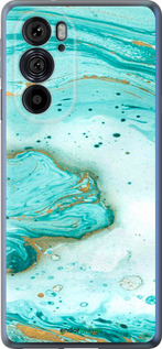 Силиконовый чехол Мраморный для Motorola Edge 30 Pro - 4895u-2826 изображение 