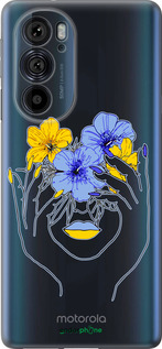 Силиконовый чехол Девушка v4 для Motorola Edge 30 Pro - 5276u-2826 изображение 