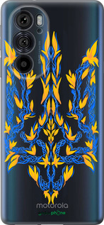 Силиконовый чехол Герб Украины v3 для Motorola Edge 30 Pro - 5313u-2826 изображение 