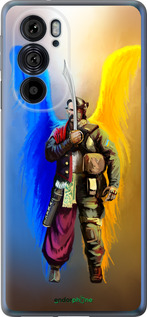 Силиконовый чехол Воин-Ангел для Motorola Edge 30 Pro - 5317u-2826 изображение 