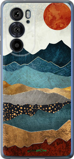 Силиконовый чехол Закат горы для Motorola Edge 30 Pro - 5434u-2826 изображение 