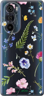 Силиконовый чехол Цветочный фон v2 для Motorola Edge 30 Pro - 5472u-2826 изображение 
