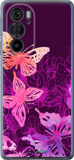 Силіконовий чехол Метелики v2 для Motorola Edge 30 Pro - 5475u-2826 изображение 