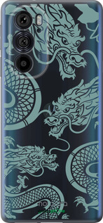 Силіконовий чехол Дракон для Motorola Edge 30 Pro - 5476u-2826 изображение 