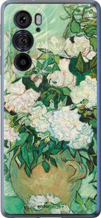 Силиконовый чехол Винсент Ван Гог. Ваза с розами для Motorola Edge 30 Pro - 5543u-2826 изображение 