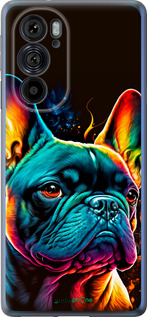 Силиконовый чехол Яркий бульдог для Motorola Edge 30 Pro - 5547u-2826 изображение 