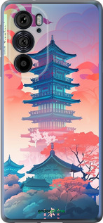 Силиконовый чехол Япония монастырь для Motorola Edge 30 Pro - 5590u-2826 изображение 
