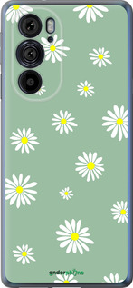 Силиконовый чехол Ромашки v4 для Motorola Edge 30 Pro - 5603u-2826 изображение 