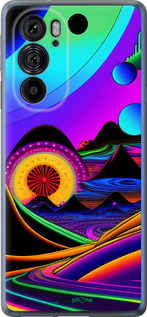 Силиконовый чехол Абстракция v3 для Motorola Edge 30 Pro - 5620u-2826 изображение 