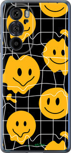 Силиконовый чехол Смайлы v3 для Motorola Edge 30 Pro - 5623u-2826 изображение 