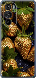 Силиконовый чехол Золотая клубника для Motorola Edge 30 Pro - 5637u-2826 изображение 