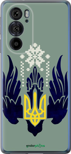 Силиконовый чехол Тризуб с крыльями для Motorola Edge 30 Pro - 5640u-2826 изображение 