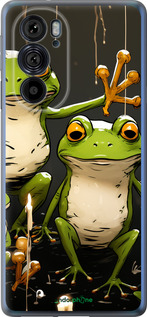 Силиконовый чехол Жабки 2 для Motorola Edge 30 Pro - 5657u-2826 изображение 