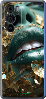 Силиконовый чехол Губы 2 для Motorola Edge 30 Pro - 5667u-2826 изображение 