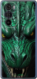 Силиконовый чехол Зелёный дракон v2 для Motorola Edge 30 Pro - 5817u-2826 изображение 