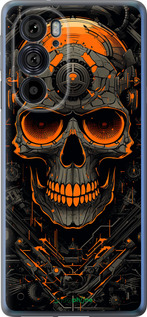 Силиконовый чехол Череп для Motorola Edge 30 Pro - 5952u-2826 изображение 