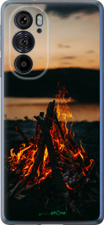Силиконовый чехол Огонь для Motorola Edge 30 Pro - 6021u-2826 изображение 
