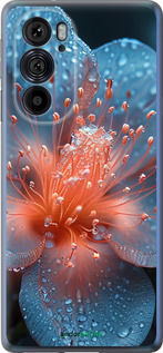 Силиконовый чехол Роса на цветке для Motorola Edge 30 Pro - 6039u-2826 изображение 