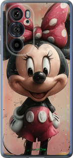 Силиконовый чехол Minnie Mouse для Motorola Edge 30 Pro - 6054u-2826 изображение 